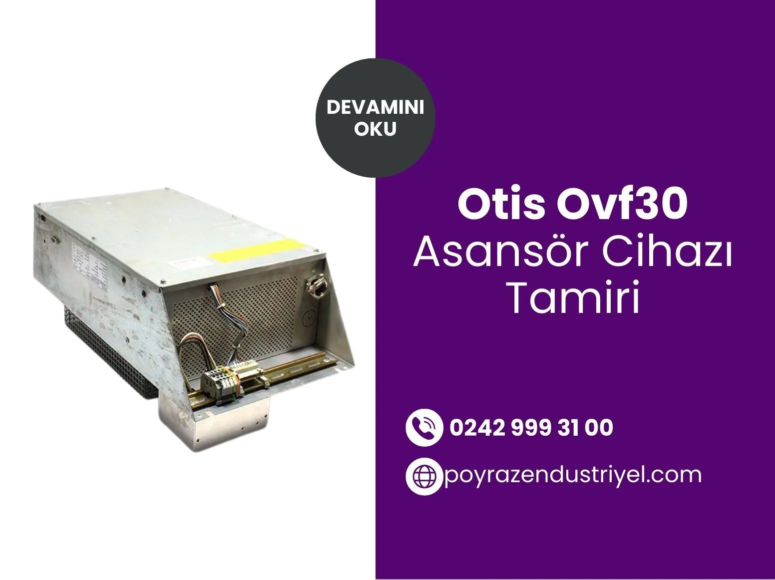 Otis Ovf30 Asansör Cihazı Tamiri